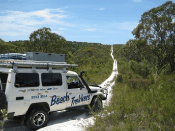 Beach trekkers North Stradbroke Island - Accommodation Georgetown