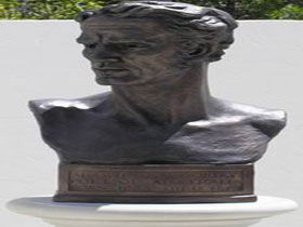 Adam Lindsay Gordon Bronze Bust - Accommodation Georgetown 0