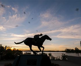 Black Caviar Statue - Accommodation Georgetown 0