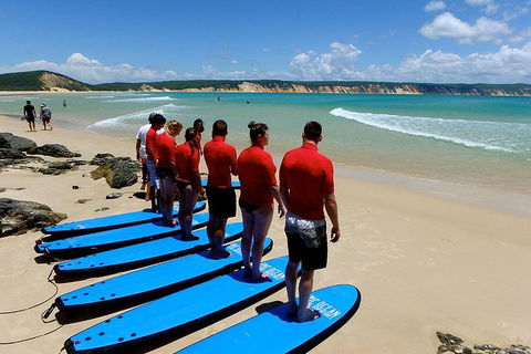 Rainbow Beach Surf School: 2 Hour Main Beach Surf Lesson - Accommodation Georgetown 1