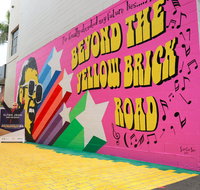 Yellow Brick Road and Elton John Mural - Accommodation Georgetown