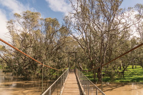 Lachlan River Swing Bridge - Accommodation Georgetown 0