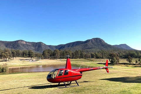 Private Helicopter Flight To Hunter Valley With A La Carte Lunch - For 2 - Accommodation Georgetown 1