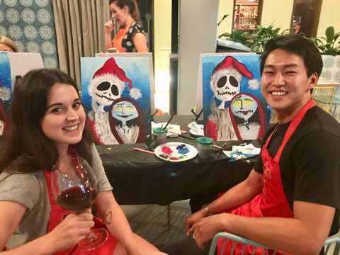 Paint And Sip Class: Christmas In July - Accommodation Georgetown 0