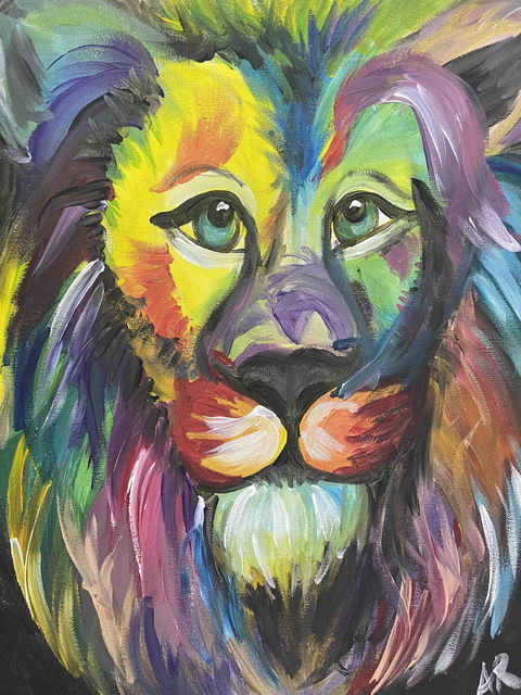 Online Live Streaming Class: Paint The Lion King - Accommodation Georgetown 0