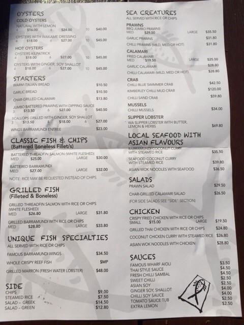 Wharf Restaurant - Accommodation Georgetown 5