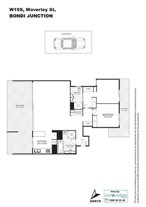The Junction Palais - Modern And Spacious 2BR Bondi Junction Apartment Close To Everything - Accommodation Georgetown 5