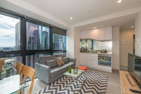 Central 2 Bedroom Deluxe Apartment@La Trobe Tower - Accommodation Georgetown 0