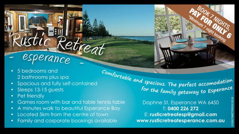 Rustic Retreat Esperance - Accommodation Georgetown 33