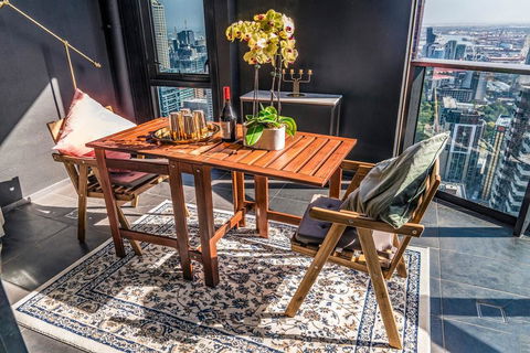 R&K Luxury Apartment Fantastic Skyline View CBD Parking&Free Tram Heart Of Melbourne - Accommodation Georgetown 1