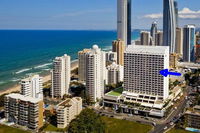 Surfers Paradise Ocean View. Sleeps 4. Free WIFI