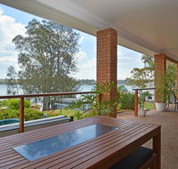 The House on the Lake  Fishing Point Lake Macquarie - honestly put the line in and catch fish - Accommodation Georgetown