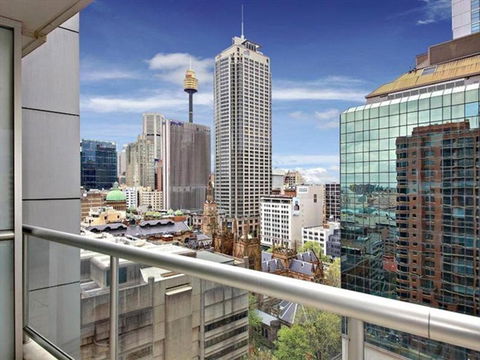 Accommodation Sydney - Kent Street Sydney CBD Top Floor 2 Bedroom Apartment With Balcony - Accommodation Georgetown 3