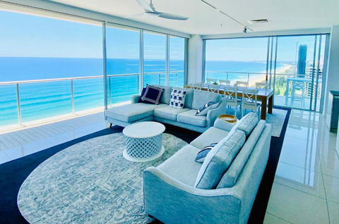 Air On Broadbeach Beachfront 2Level Stunning Apartment With 180 Degree Views - Accommodation Georgetown 2