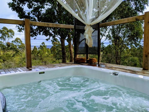Avalon Private Spa Villa With Beautiful Tree Views - Accommodation Georgetown 2