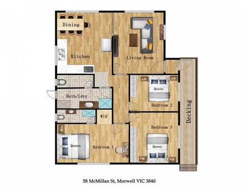 Morwell Pet Friendly 3BR Retreat Free Parking Netflix - Accommodation Georgetown 2