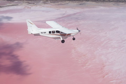 Pink Lake + Abrolhos Islands Scenic Flight - Accommodation Georgetown 2