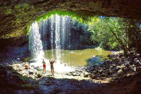 Byron Surrounds: Nimbin Waterfall Adventure - Swimming Tour - Accommodation Georgetown 1