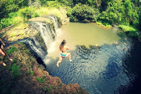 Byron Surrounds: Nimbin Waterfall Adventure - Swimming Tour - Accommodation Georgetown 3