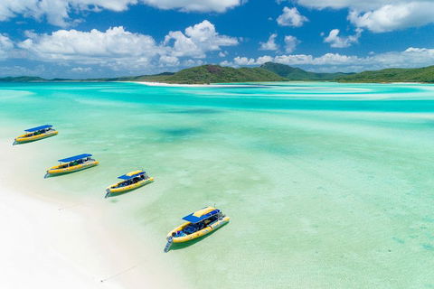 Great Barrier Reef Scenic Flight And Ocean Rafting Whitehaven Beach Day Trip - Accommodation Georgetown 2
