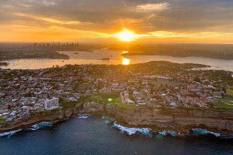 Private Sunset Helicopter Flight Over Sydney & Beaches For 2 Or 3 - 30 Minutes - Accommodation Georgetown 3